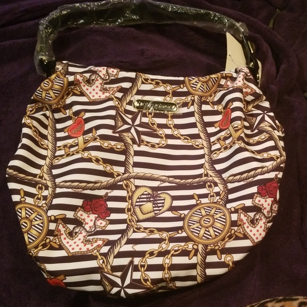 Betsey Johnson Sail Away Hobo- Black